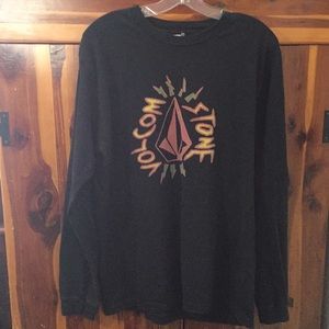 Volcom Stone Long Sleeve Black T-shirt